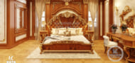 Hình ảnh: Thiết kế nội thất phòng ngủ Master tân cổ điển - NT 01036