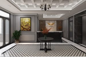 Hình ảnh: Thiết kế nội thất phòng ngủ khách sạn mang phong cách kiến trúc Đông Dương