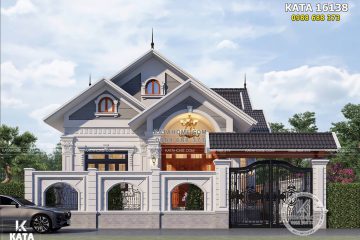 Mẫu biệt thự cấp 4 mái Thái 150m2 đẹp tại Huế – Mã số: KATA 16138