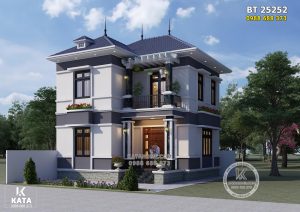 Mẫu nhà 2 tầng mái Nhật đẹp 800 triệu - Mã số: BT 25252