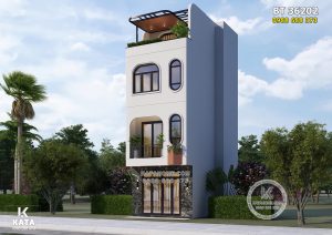 Thiết kế nhà ống 4m đẹp 30m2 3 tầng - Mã số: BT 36202