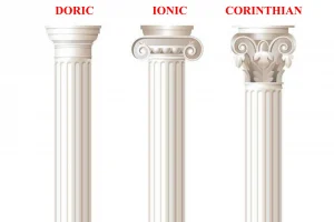 Kiến Trúc Hy Lạp cổ đại Cột Doric, Ionic & Corinthian